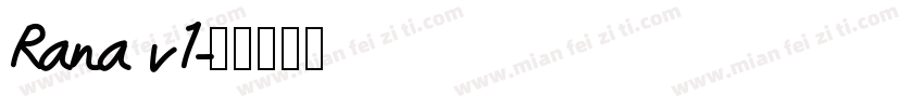 Rana v1字体转换